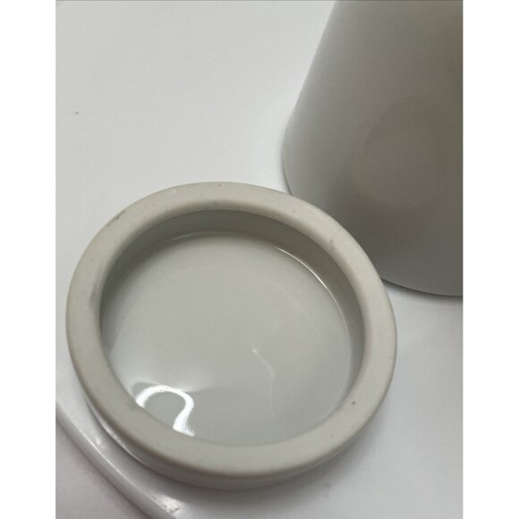 Schonwald Germany White Porcelain Creamer Modern Design - EUC - Picture 7 of 9